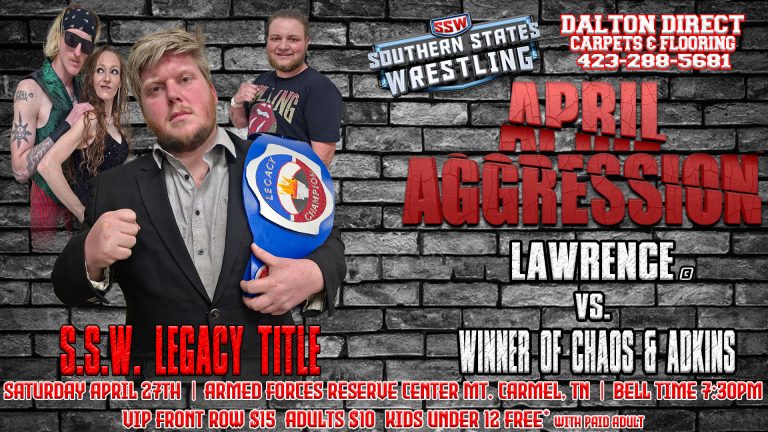 Alternate April Aggression Match Announcement Lawrence